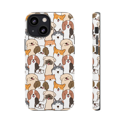Cute Dogs Charm Phone Case for iPhone, Samsung Galaxy and Google Pixel devices