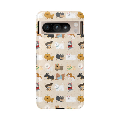 Cute Dogs: Tough Case for iPhone, Samsung Galaxy and Google Pixel devices