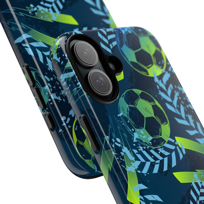 Football Grunge: Sporty Phone Case for iPhone, Samsung Galaxy and Google Pixel
