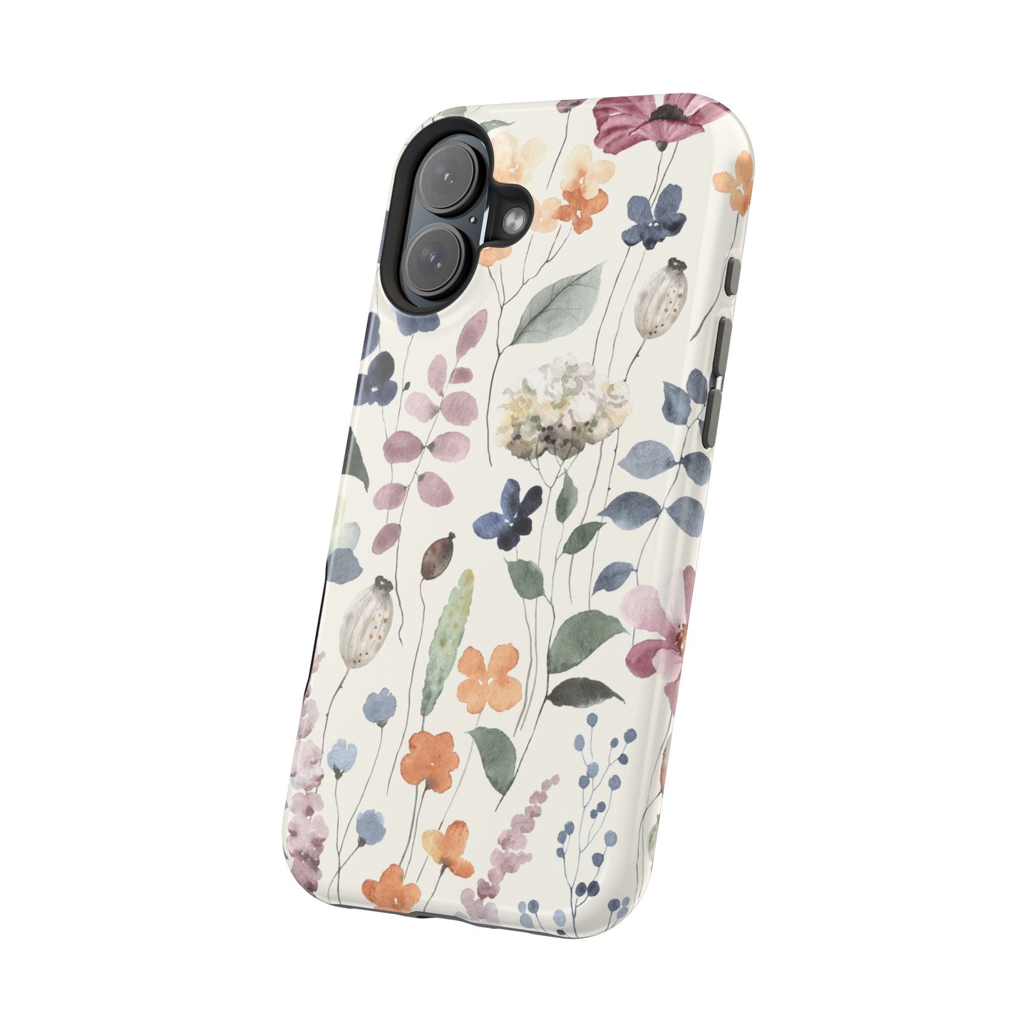 Floral prints phone case for iPhone (MagSafe version)