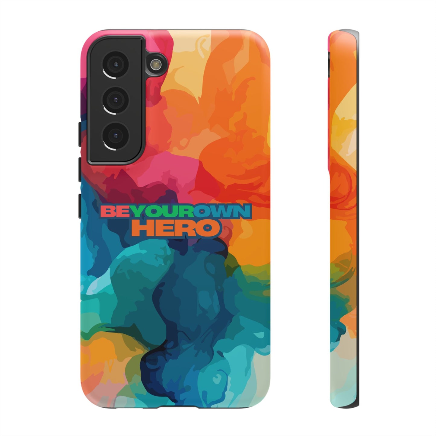 Be Your Own Hero: Inspiring Quote Phone Case for iPhone, Samsung Galaxy and Google Pixel