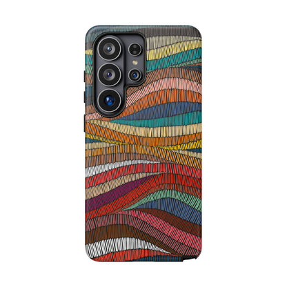 Threaded Harmony: Tapestry-inspired Phone Case for iPhone, Samsung Galaxy and Google Pixel devices