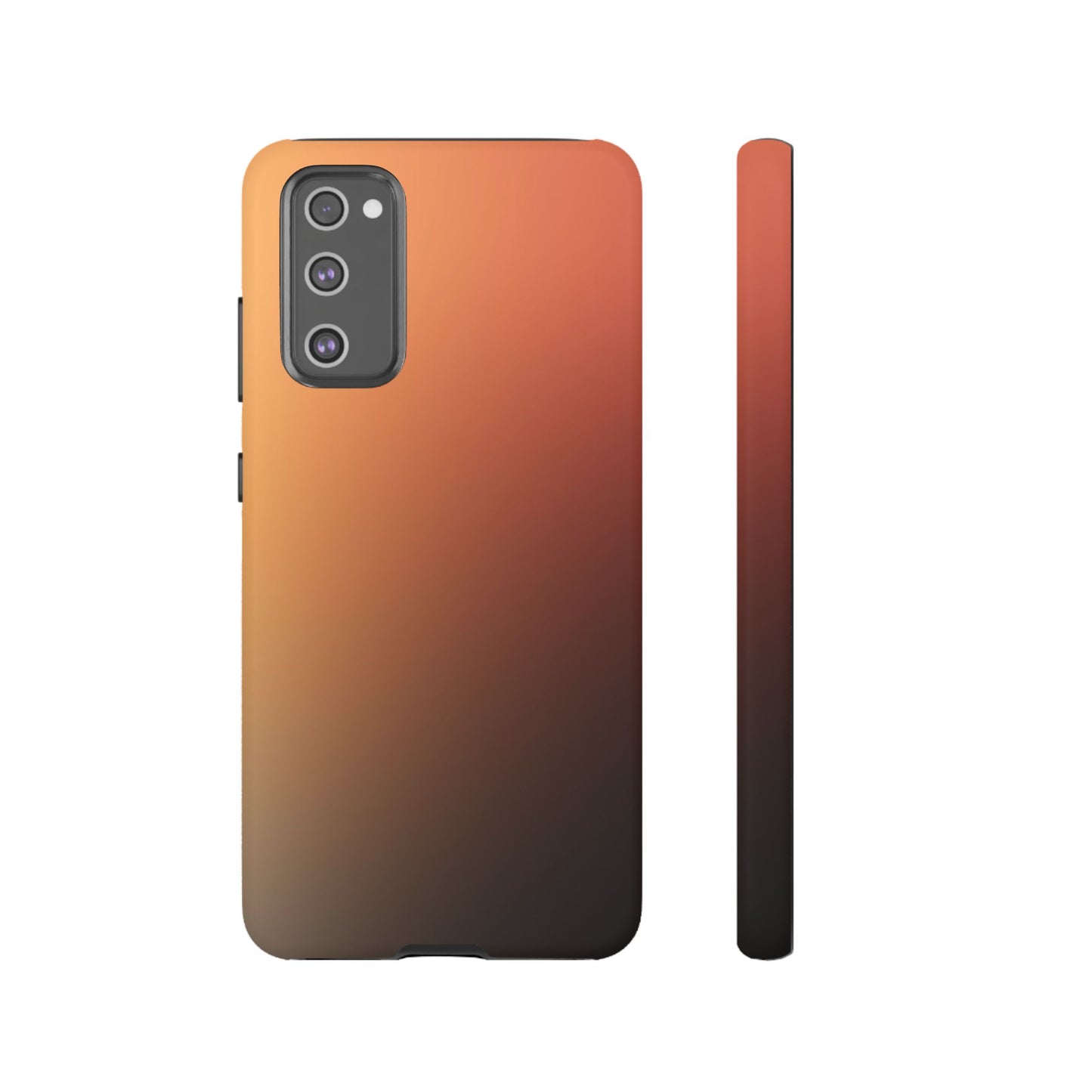 Midnight Peach: Luxury Phone Case for Samsung Galaxy Phones