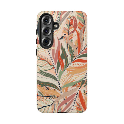 Terracotta Leaves Phone Case: Nature‑Inspired Art for iPhone, Samsung Galaxy and Google Pixel devices