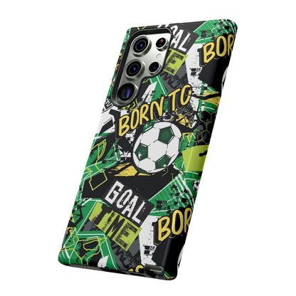 Born to Goal: Football-inspired phone case for iPhone and Samsung Galaxy