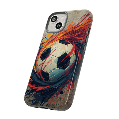 Football Swirl: Phone Case for iPhone, Samsung Galaxy and Google Pixel devices