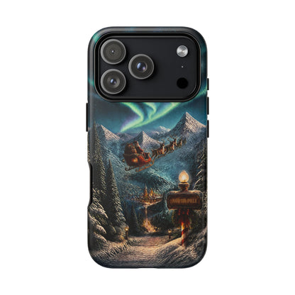 Santa Claus North Pole Adventure: Christmas Themed Phone Case for iPhone, Samsung Galaxy and Google Pixel devices