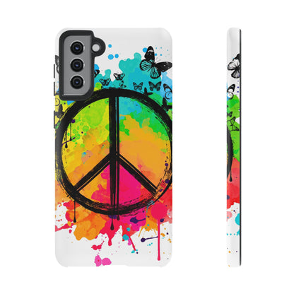 Peace Bloom: Inspiring Phone Case for iPhone and Samsung Galaxy