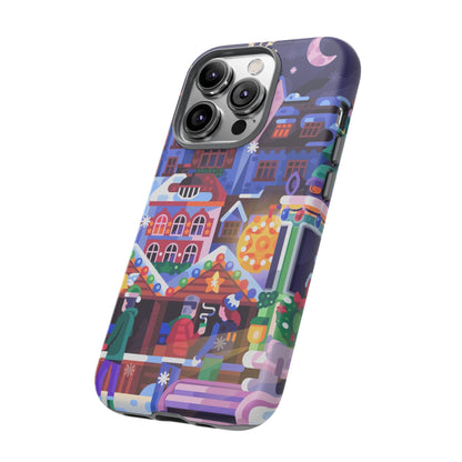 Christmas Fair in Old Town: Holiday-Themed case for iPhone, Samsung Galaxy and Google Pixel