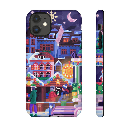 Christmas Fair in Old Town: Holiday-Themed case for iPhone, Samsung Galaxy and Google Pixel