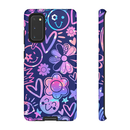 Live Inspired: Purple Tough Case for iPhone, Samsung Galaxy and Google Pixel devices