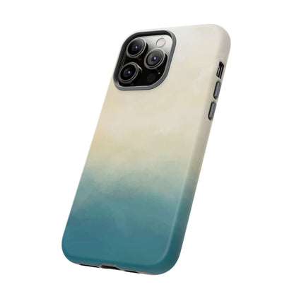 海と砂のグラデーションケース：iPhone、Galaxy、Google Pixelデバイス用ビーチ風スマホケース