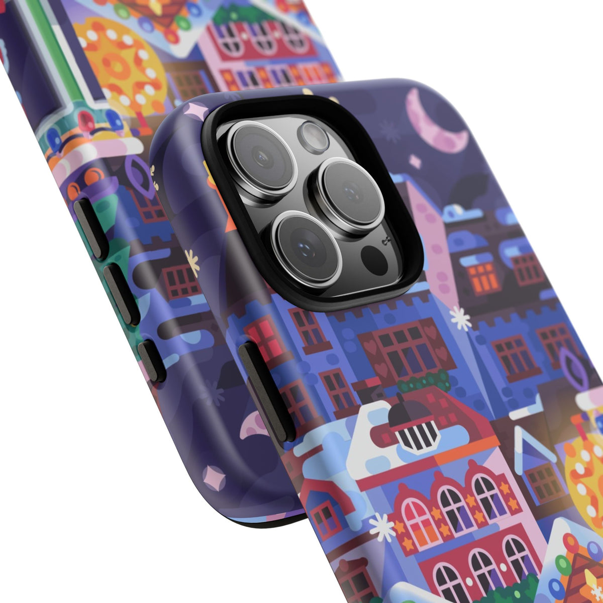 Christmas Fair in Old Town: Holiday-Themed case for iPhone, Samsung Galaxy and Google Pixel