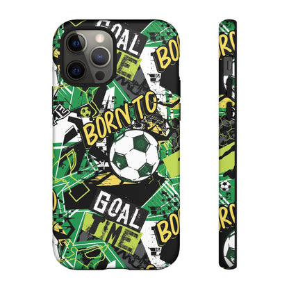 Born to Goal: Football-inspired phone case for iPhone and Samsung Galaxy