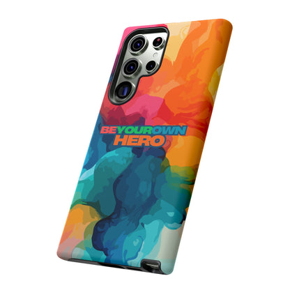 Be Your Own Hero: Inspiring Quote Phone Case for iPhone, Samsung Galaxy and Google Pixel