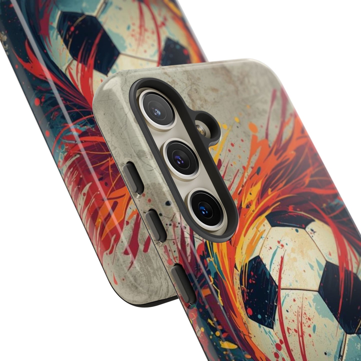 Football Swirl: Phone Case for iPhone, Samsung Galaxy and Google Pixel devices