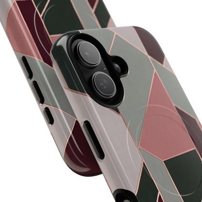 Geometric Luxe MagSafe Phone Case for iPhone