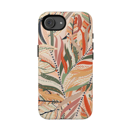 Terracotta Leaves Phone Case: Nature‑Inspired Art for iPhone, Samsung Galaxy and Google Pixel devices