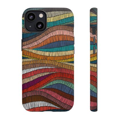Threaded Harmony: Tapestry-inspired Phone Case for iPhone, Samsung Galaxy and Google Pixel devices