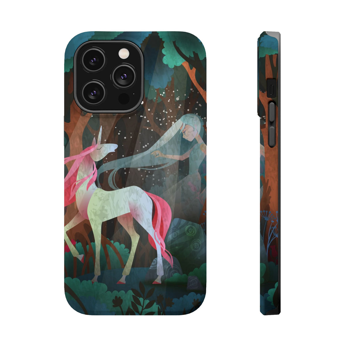Fairy & Unicorn: Enchanted MagSafe Phone Case for iPhone
