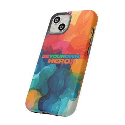 Be Your Own Hero: Inspiring Quote Phone Case for iPhone, Samsung Galaxy and Google Pixel