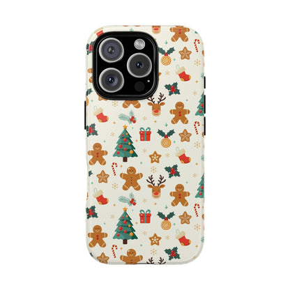 Gingerbread Holidays: Xmas-themed phone case for iPhone, Samsung and Google Pixel