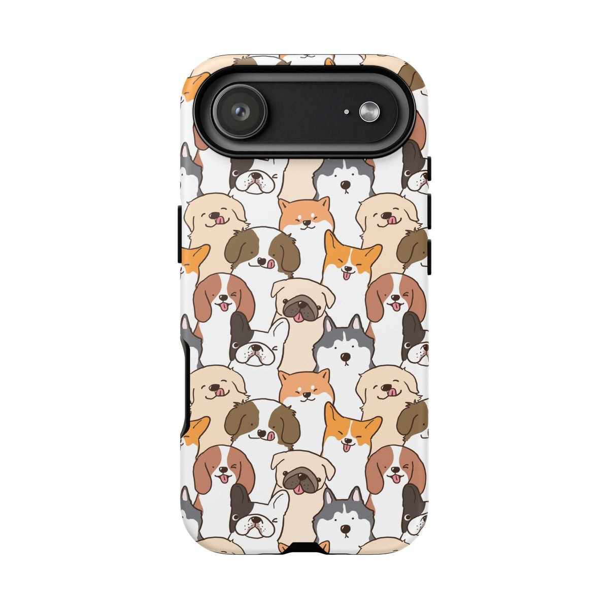 Cute Dogs Charm Phone Case for iPhone, Samsung Galaxy and Google Pixel devices