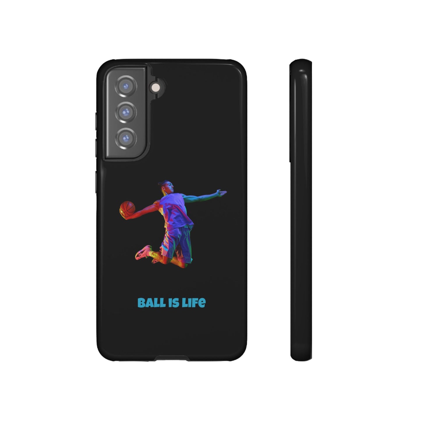 Ball is Life: Basketball Inspired Phone Case for iPhone, Samsung Galaxy and Pixel Devices