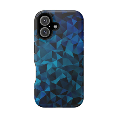 Blue Diamonds (MagSafe version): Elegant phone case for iPhone