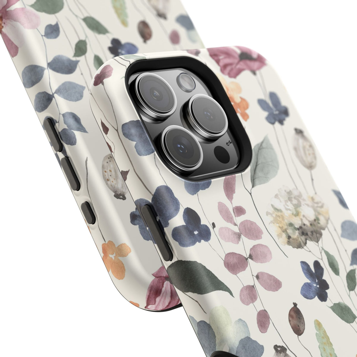 Floral prints phone case for iPhone (MagSafe version)