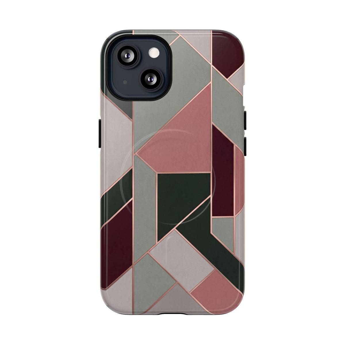 Geometric Luxe MagSafe Phone Case for iPhone