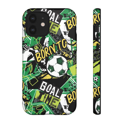 Born to Goal: Football-inspired phone case for iPhone and Samsung Galaxy