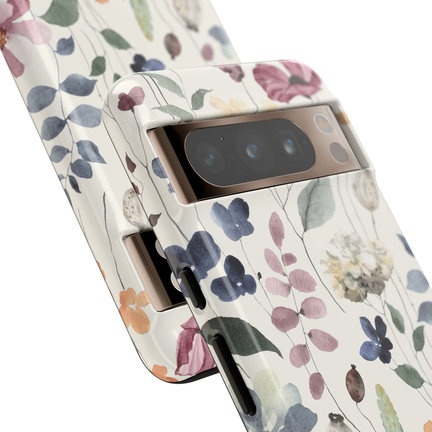 Floral prints phone case for iPhone, Samsung Galaxy and Pixel devices