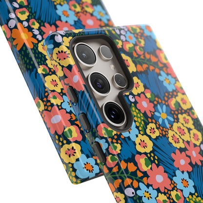 Bloom Burst: Color and Joy Themed Phone Case for iPhone, Samsung Galaxy and Google Pixel devices