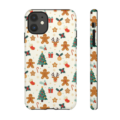 Gingerbread Holidays: Xmas-themed phone case for iPhone, Samsung and Google Pixel