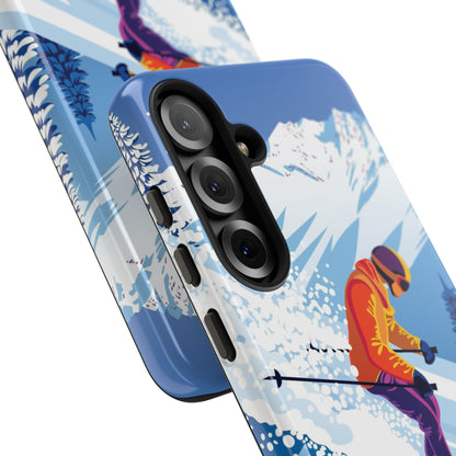 Glacier Rush: Ice Ski inspired phone case for iPhone, Samsung Galaxy and Google  Pixel devices