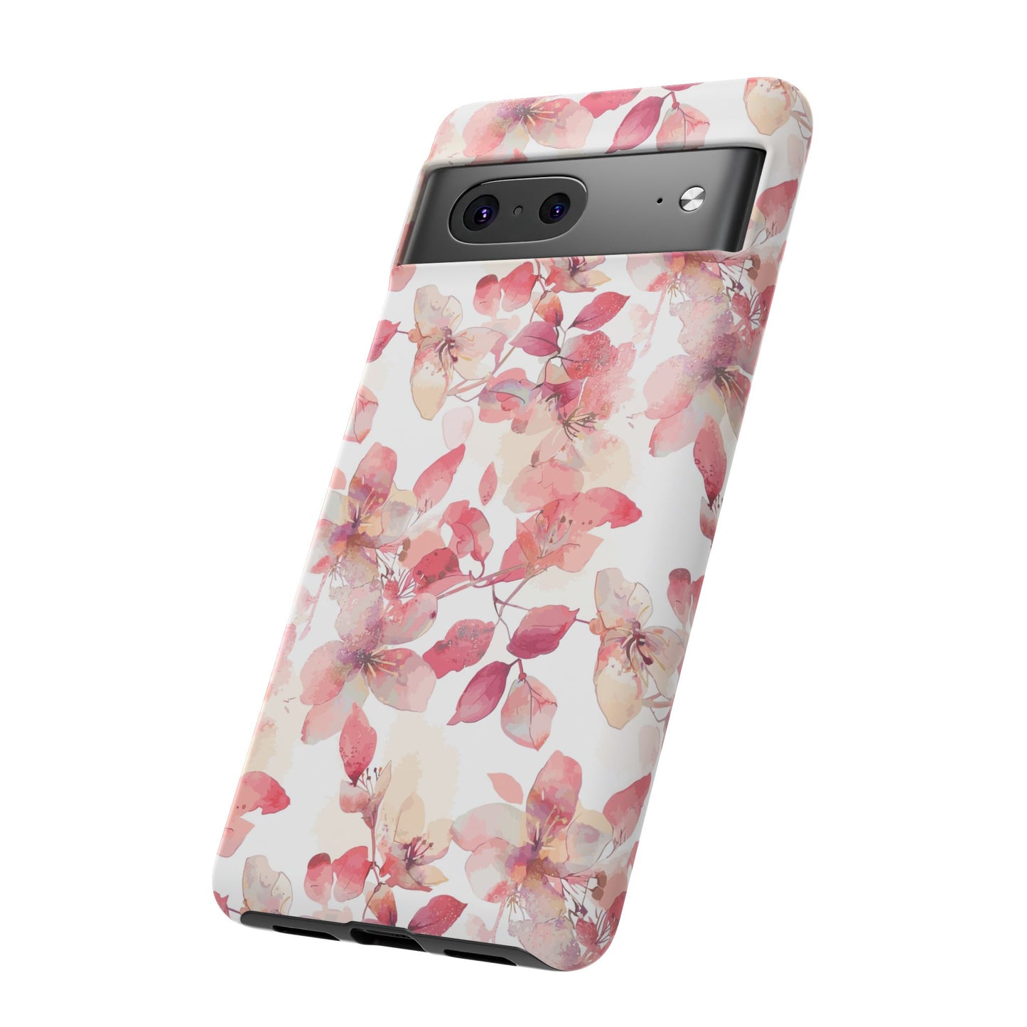 Watercolor Flowers: Tough Case for iPhone, Samsung Galaxy and Google Pixel devices