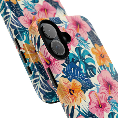 Hibiscus Bloom: Cute Floral Phone Case for iPhone, Samsung and Google Pixel