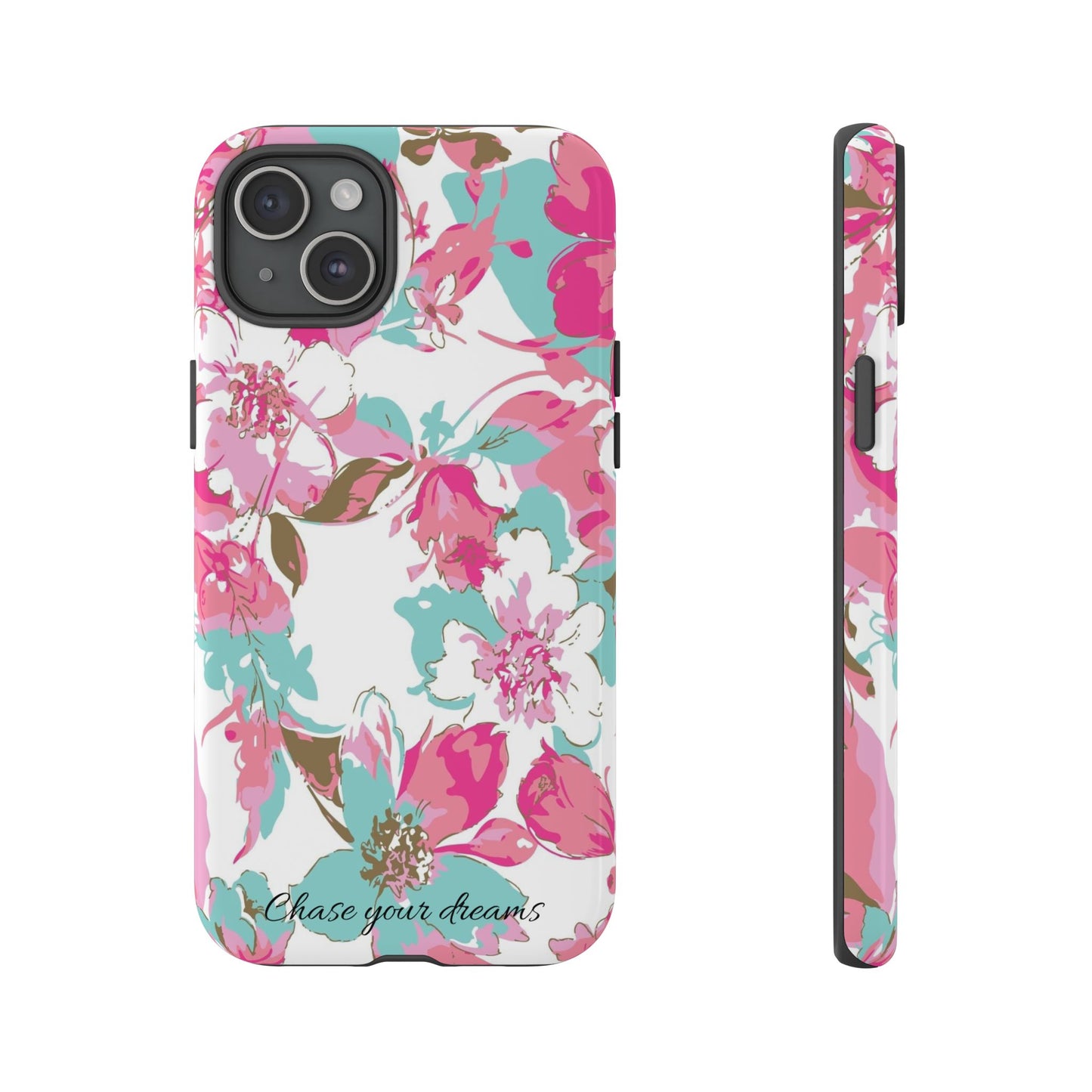 Chase your dreams: Artistic and elegant phone case for Apple iPhone, Samsung Galaxy and Pixel devices