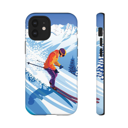 Glacier Rush: Ice Ski inspired phone case for iPhone, Samsung Galaxy and Google  Pixel devices