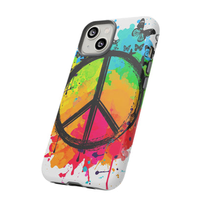 Peace Bloom: Inspiring Phone Case for iPhone and Samsung Galaxy