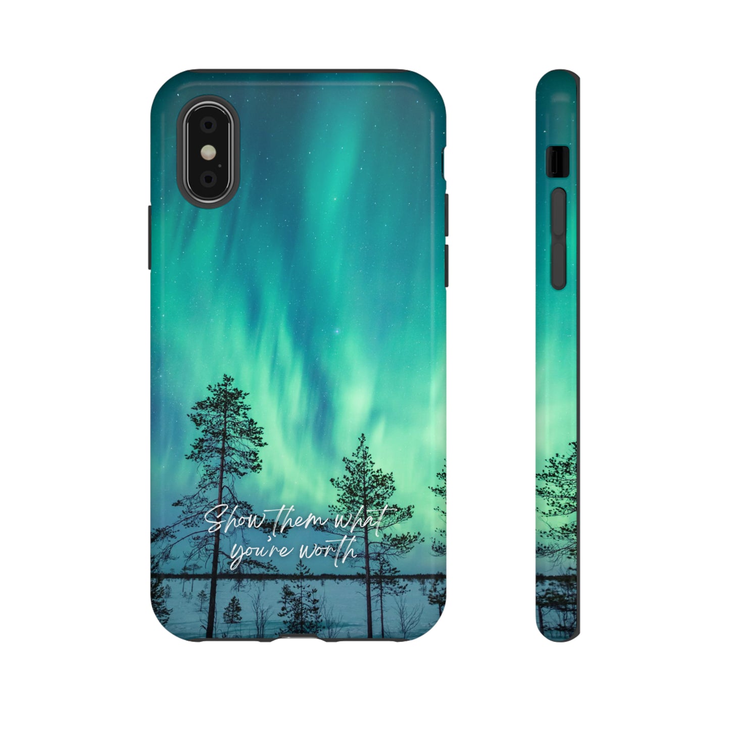 Show them what you're worth: Aurora borealis-inspired phone case for iPhone, Galaxy and Pixel devices