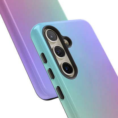 Cotton Candy: Quadcolor Pastel Gradient Tough Case for iPhone, Samsung Galaxy and Google Pixel devices
