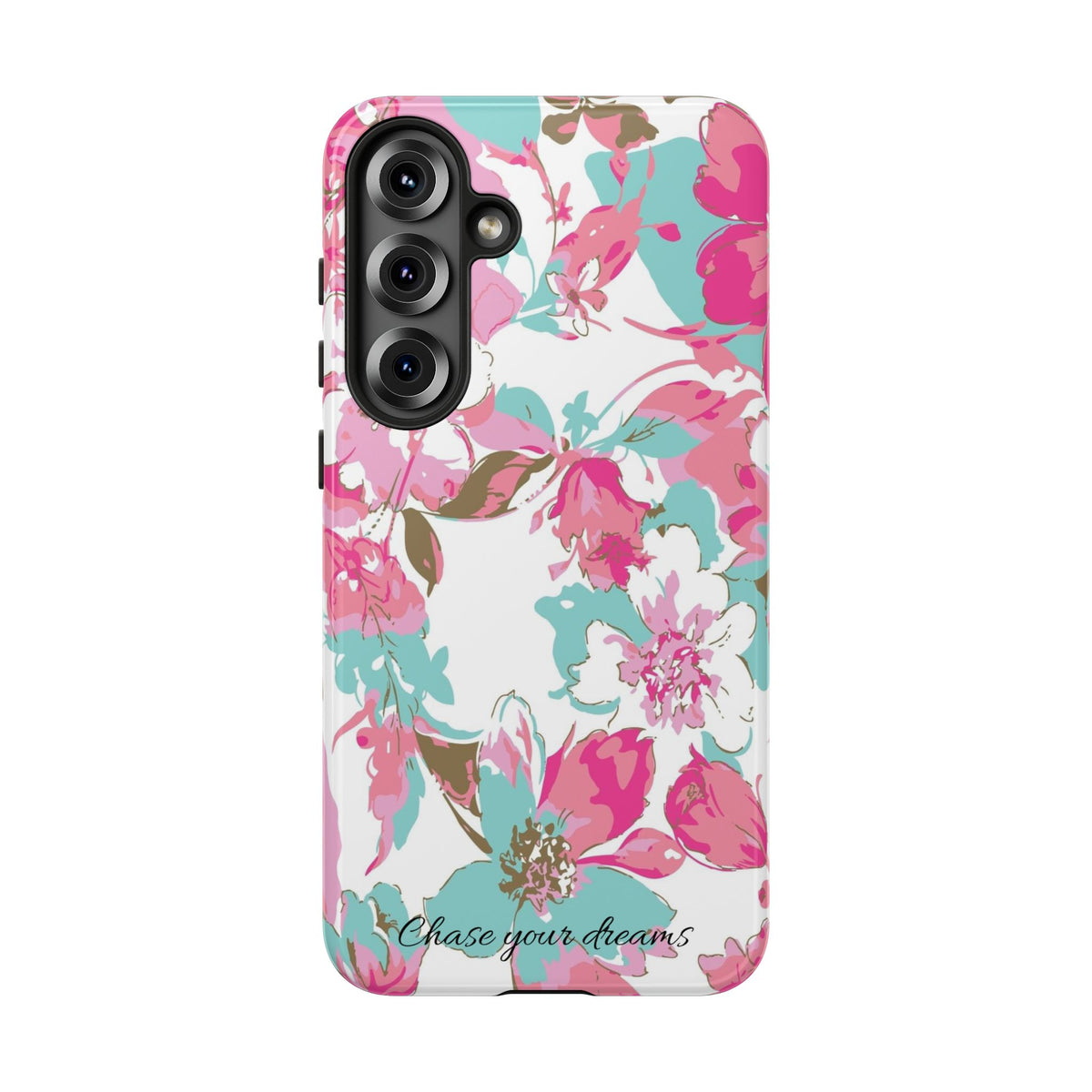 Chase your dreams: Artistic and elegant phone case for Apple iPhone, Samsung Galaxy and Pixel devices