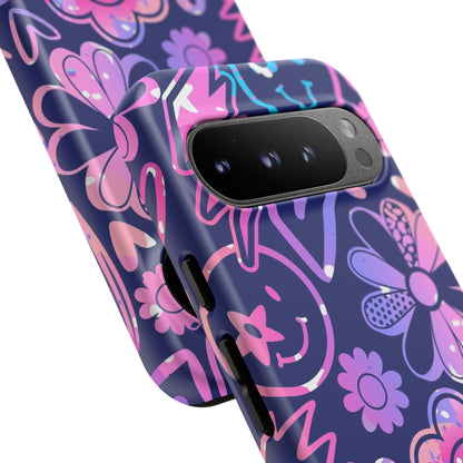 Live Inspired: Purple Tough Case for iPhone, Samsung Galaxy and Google Pixel devices