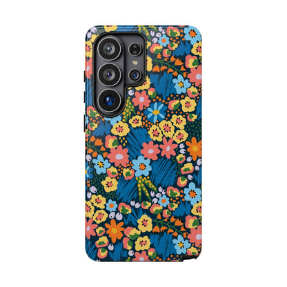 Bloom Burst: Color and Joy Themed Phone Case for iPhone, Samsung Galaxy and Google Pixel devices