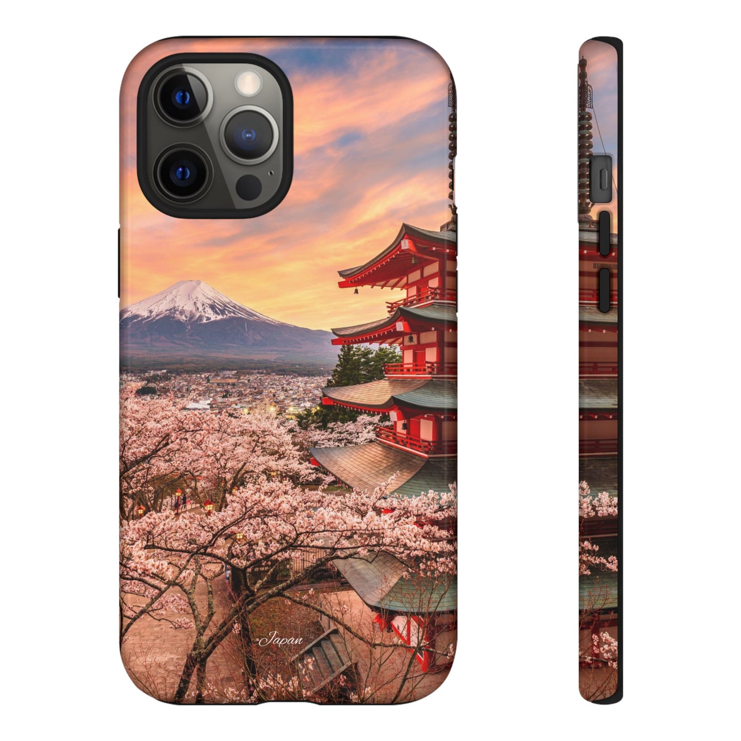 Cherry Blossoms Mt. Fuji phone case for iPhone, Galaxy and Pixel devices