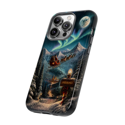 Santa Claus North Pole Adventure: Christmas Themed Phone Case for iPhone, Samsung Galaxy and Google Pixel devices