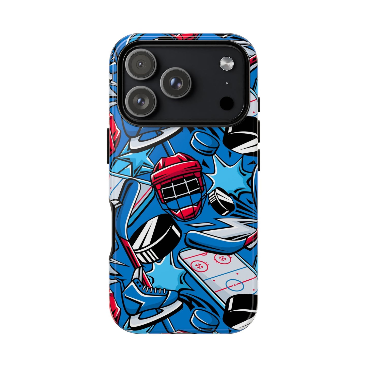 Ice Hockey PowerPlay: Sports-Inspired Phone Case for iPhone, Samsung Galaxy and Google Pixel devices