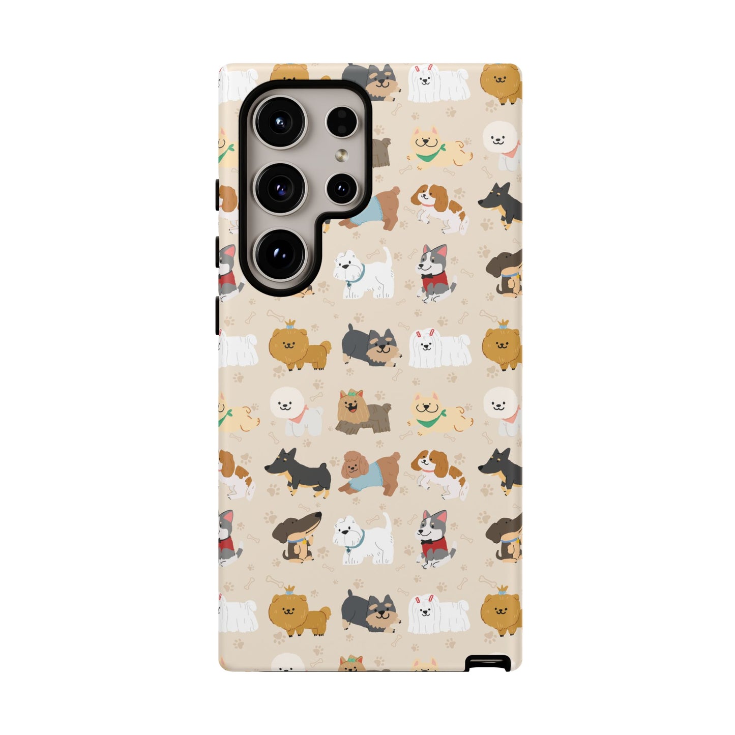 Cute Dogs: Tough Case for iPhone, Samsung Galaxy and Google Pixel devices